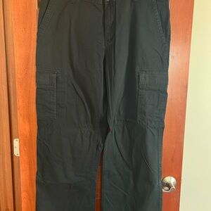 Falls Creek Men's Black Cargo Pants
